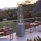 Flash Furniture Pyramid Outdoor Patio Heater-Silver -7.5 Feet Tall NAN-FSDC-01-SL-GG - alternate 1